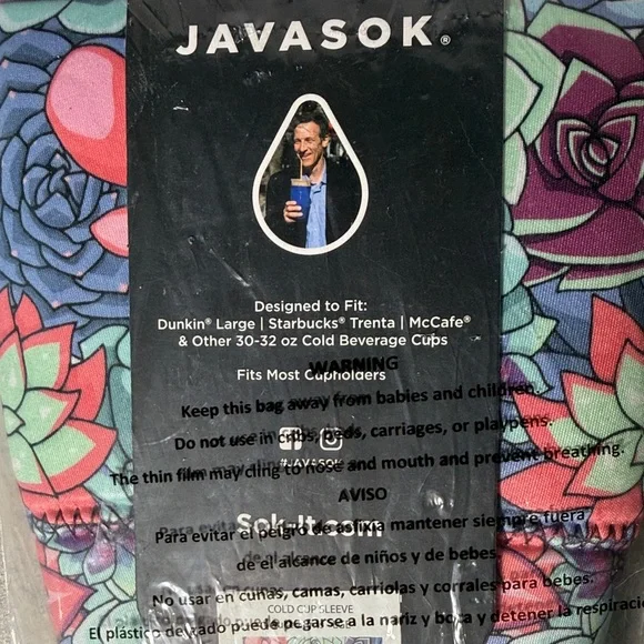 Set of 2 large Java Soks for coffee succulent and night sky - Picture 2 of 3